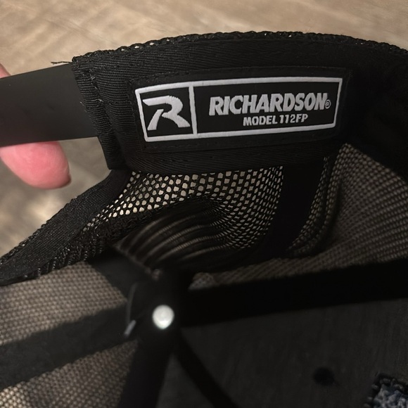 Ariat Richardson Original Trucker Hat,Basketweave American Flag,snapback cap/hat - Picture 7 of 10